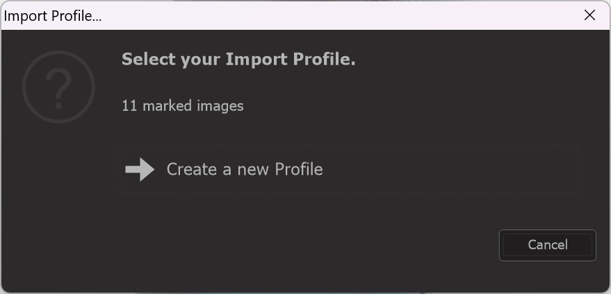 Photo Supreme screen for Importing