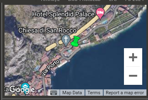 Photo Supreme screen for GEO Tagging images