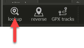 Photo Supreme screen for Get the coordinates based on the Location Information (lookup)