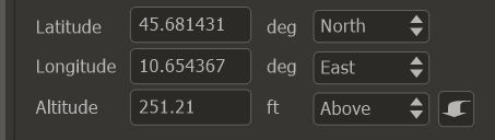 Photo Supreme screen for Get the coordinates based on the Location Information (lookup)