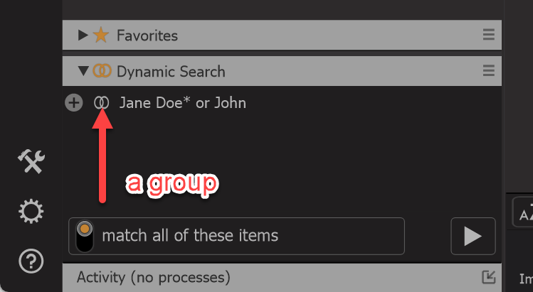 Photo Supreme screen for More advanced Dynamic Searches