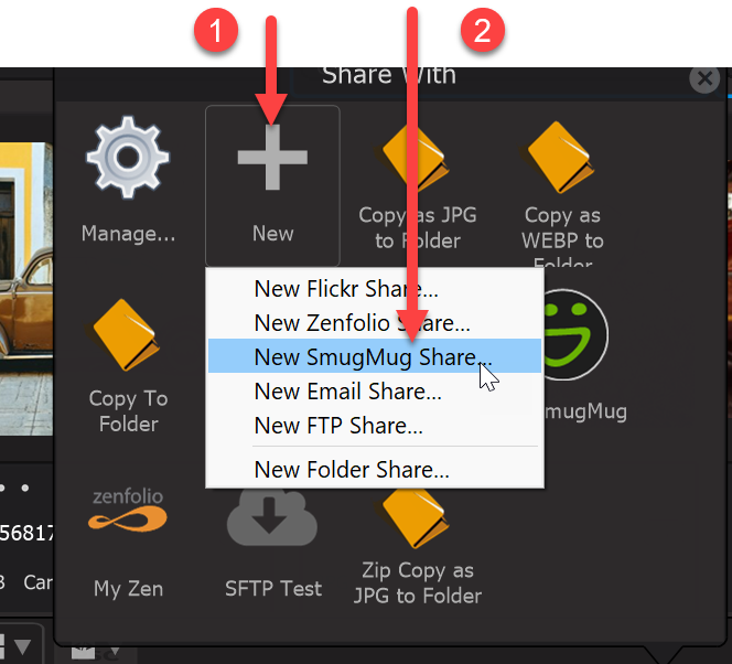 Photo Supreme screen for Working with Transfer Profiles