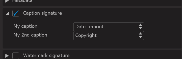 Photo Supreme screen for Working with Transfer Profiles